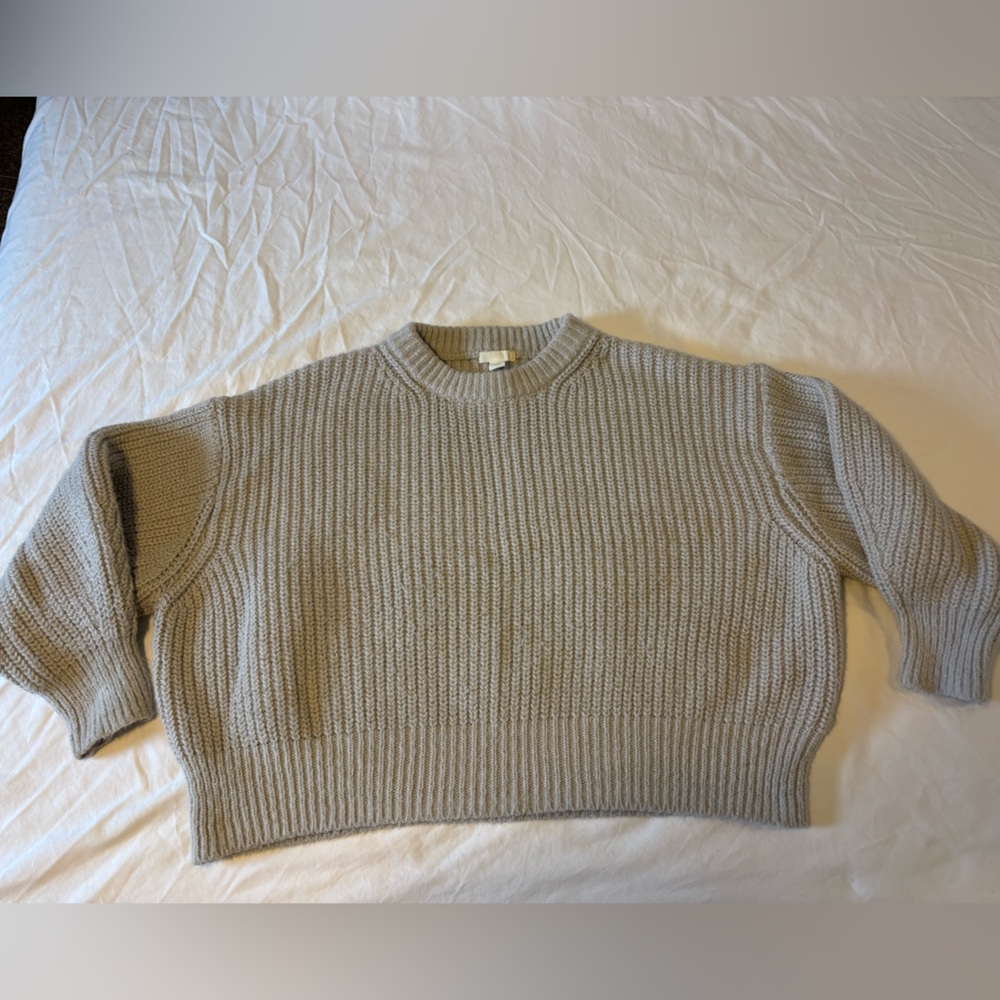 Heavy Knit oversized grey Sweater